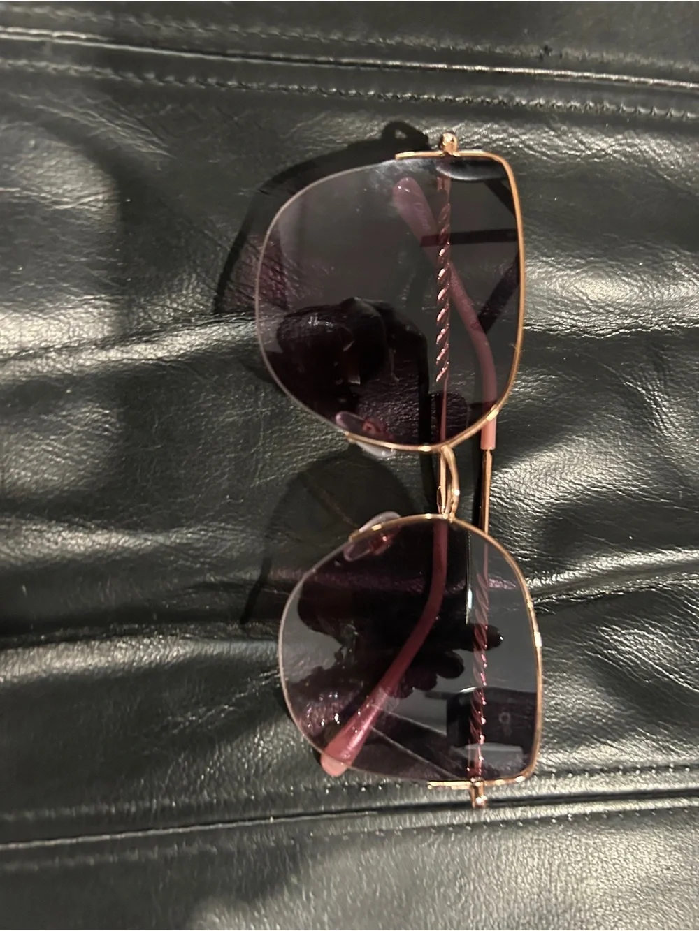 Fashion Oversized Gradient Lens Women's Sunglasses - Pink
